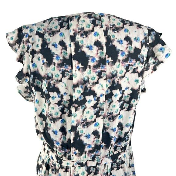 Reiss Size 8 Medium Multicolor Floral Daisy Print Shift Dress women’s - Picture 7 of 14
